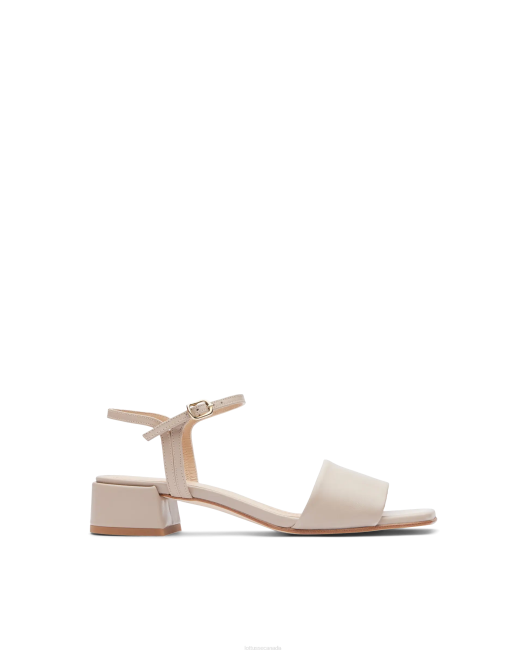 Carla Plain Calf Sandals Lottusse Women Beige Footwear L4RH226