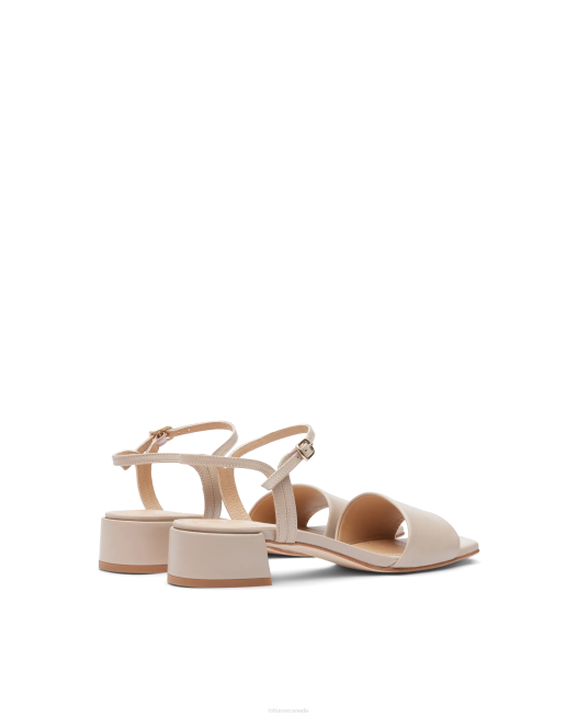 Carla Plain Calf Sandals Lottusse Women Beige Footwear L4RH226